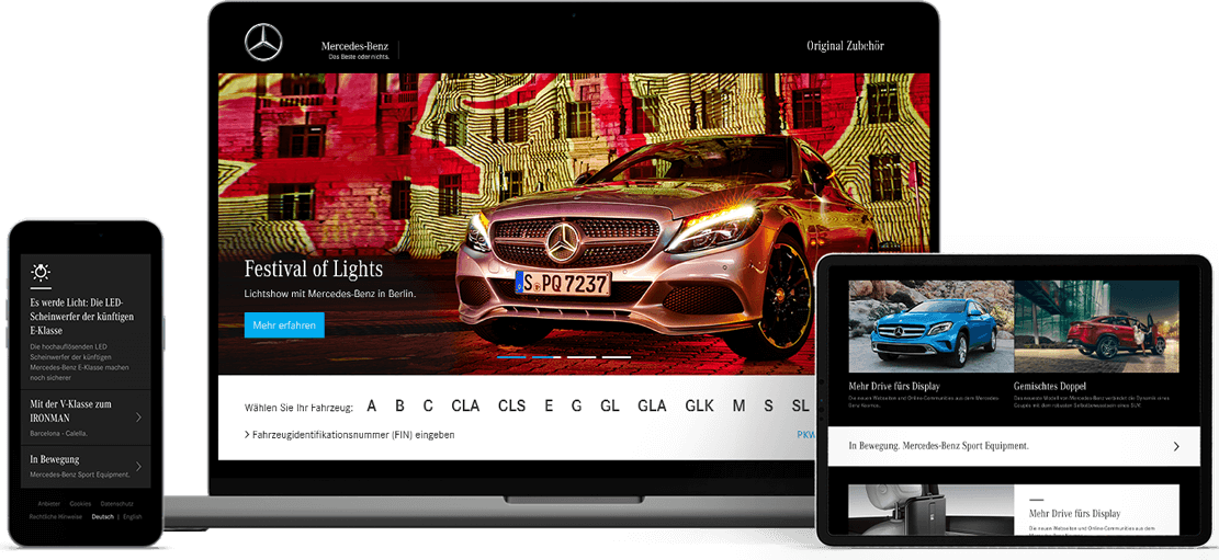 Mercedes Benz Accessories Portfolio
