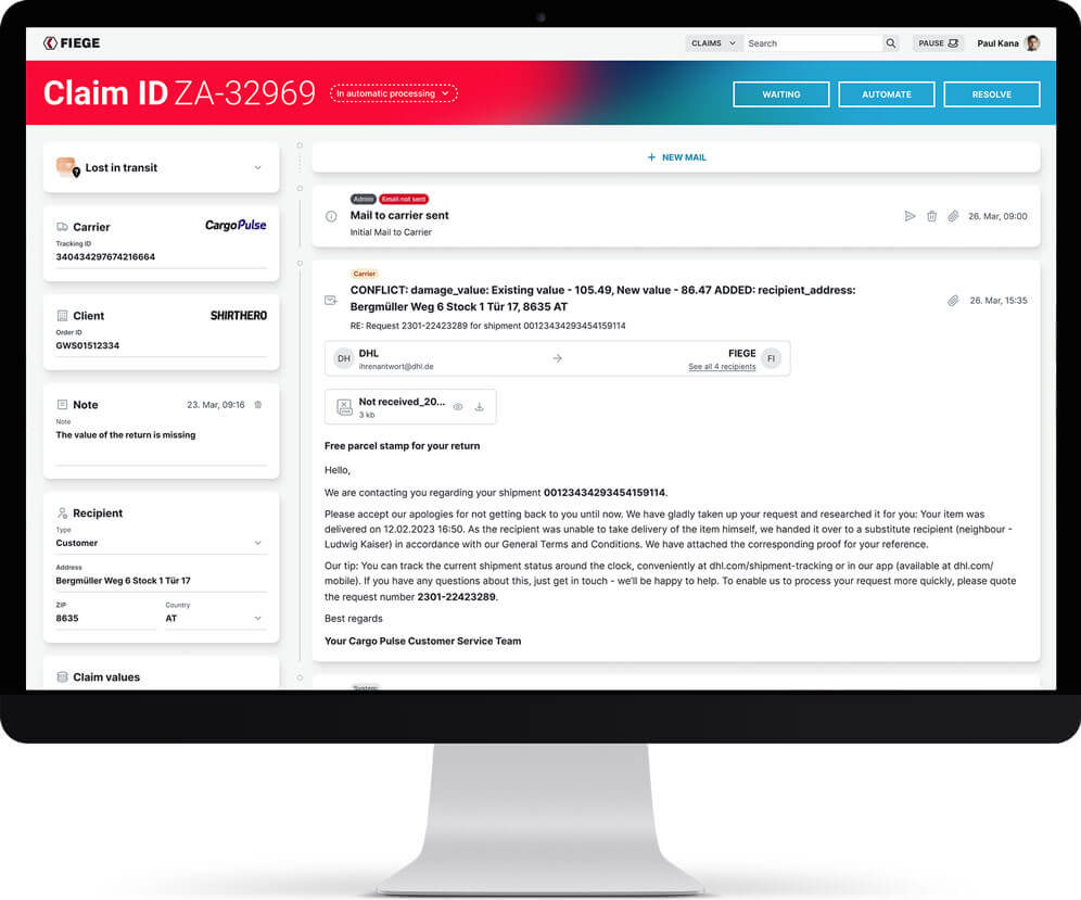 FIEGE CCM AI - an autonomous AI agent